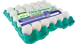 Ovos brancos 30 unidades livres de transgênicos