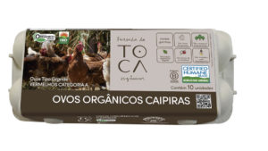 Ovos Orgânicos Caipiras – 10 unidades