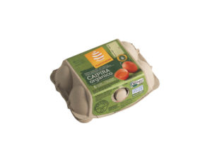 Ovos caipiras orgânicos - 6 unidades